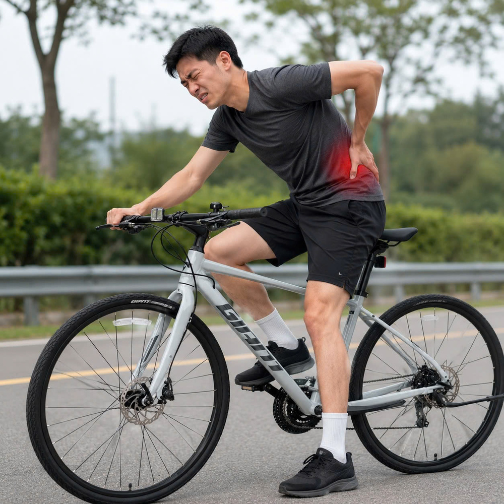 chỉnh tư thế đạp xe